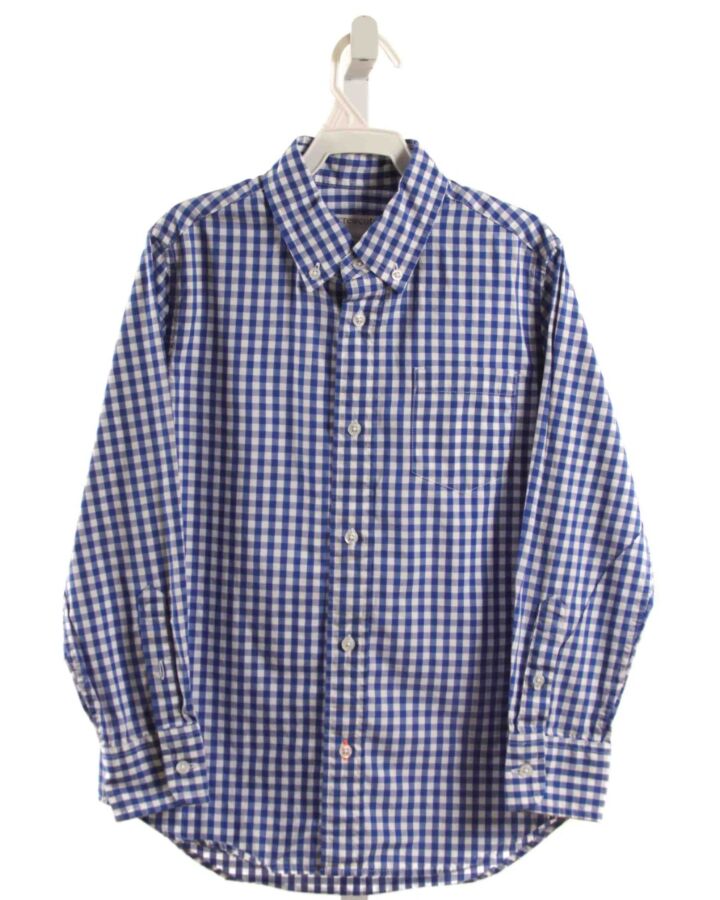 CREWCUTS  BLUE  GINGHAM  DRESS SHIRT
