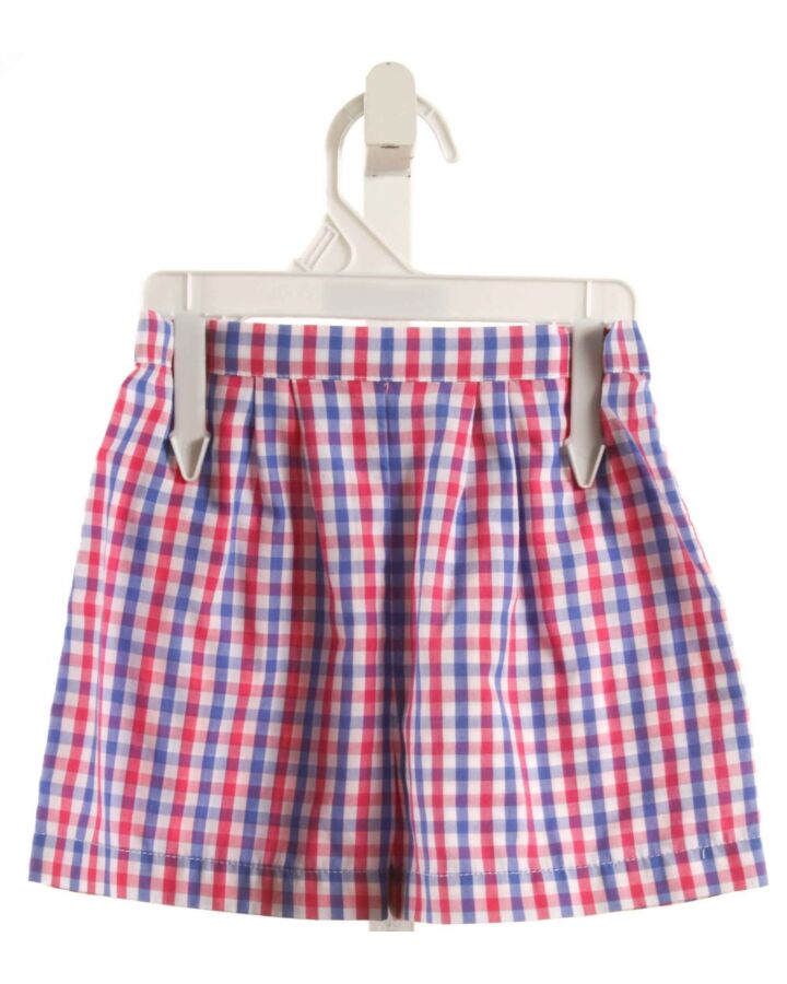 NO TAG  PINK  PLAID  SHORTS