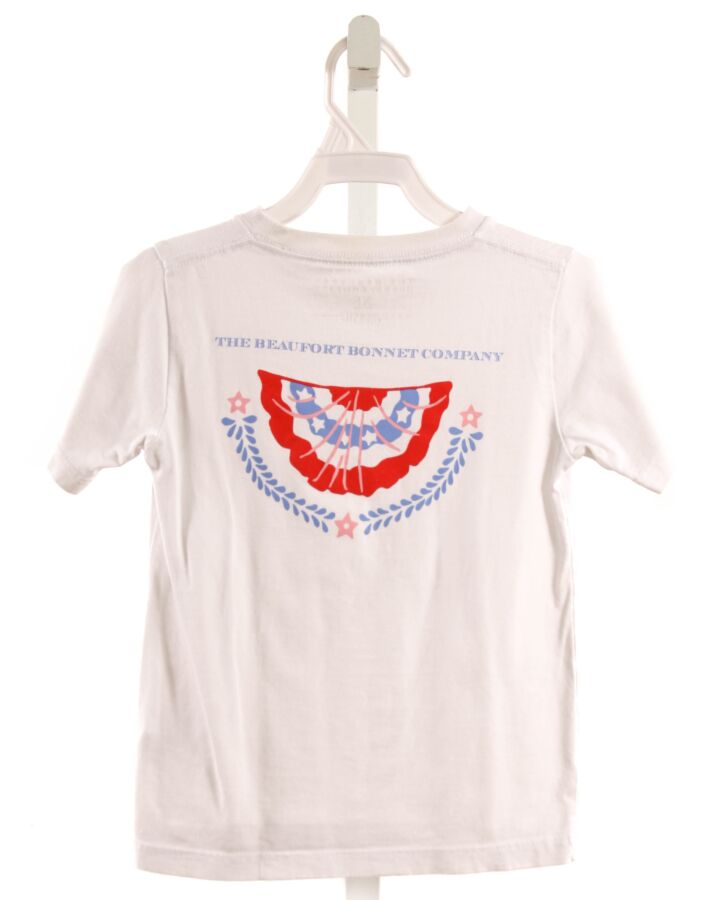 THE BEAUFORT BONNET COMPANY  WHITE   PRINTED DESIGN T-SHIRT