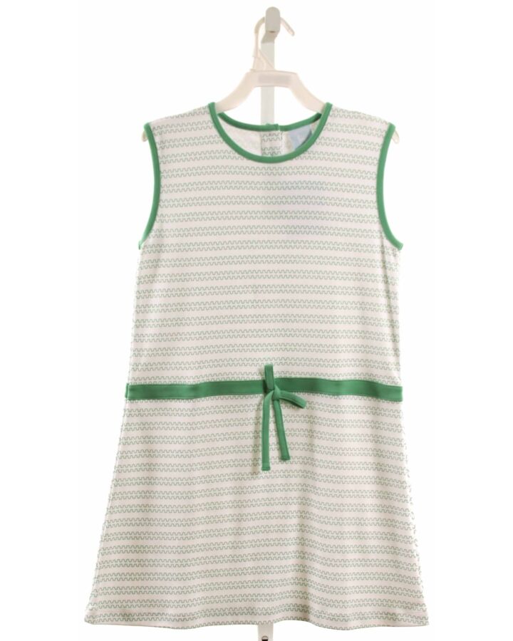 BELLA BLISS  GREEN   PRINTED DESIGN KNIT DRESS