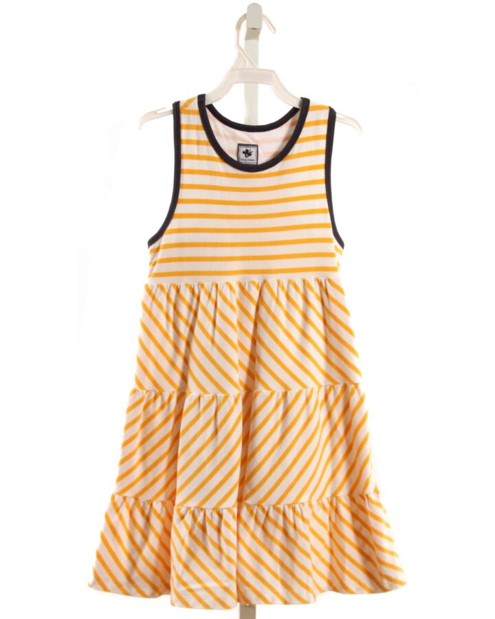 BUSY BEES  YELLOW  STRIPED  KNIT DRESS