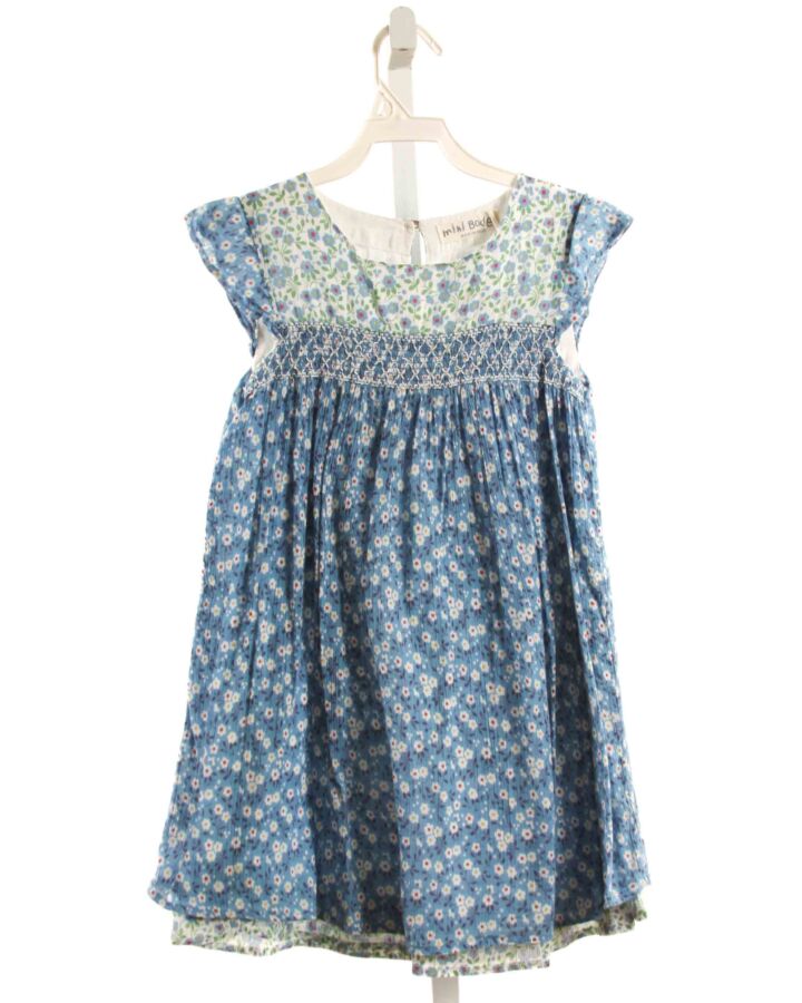 MINI BODEN  BLUE  FLORAL  DRESS