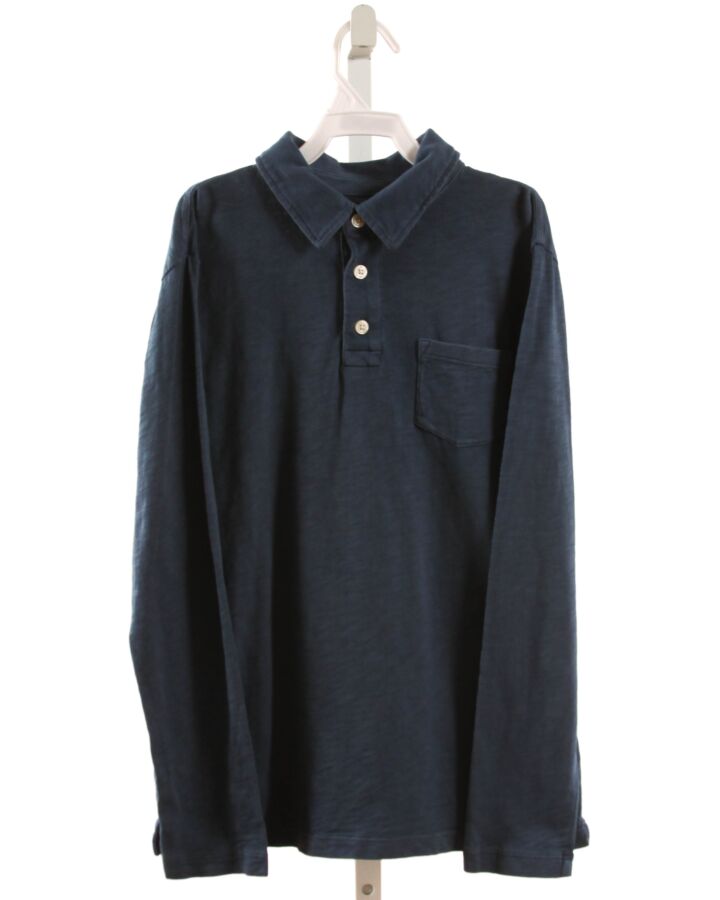CREWCUTS  NAVY    KNIT LS SHIRT