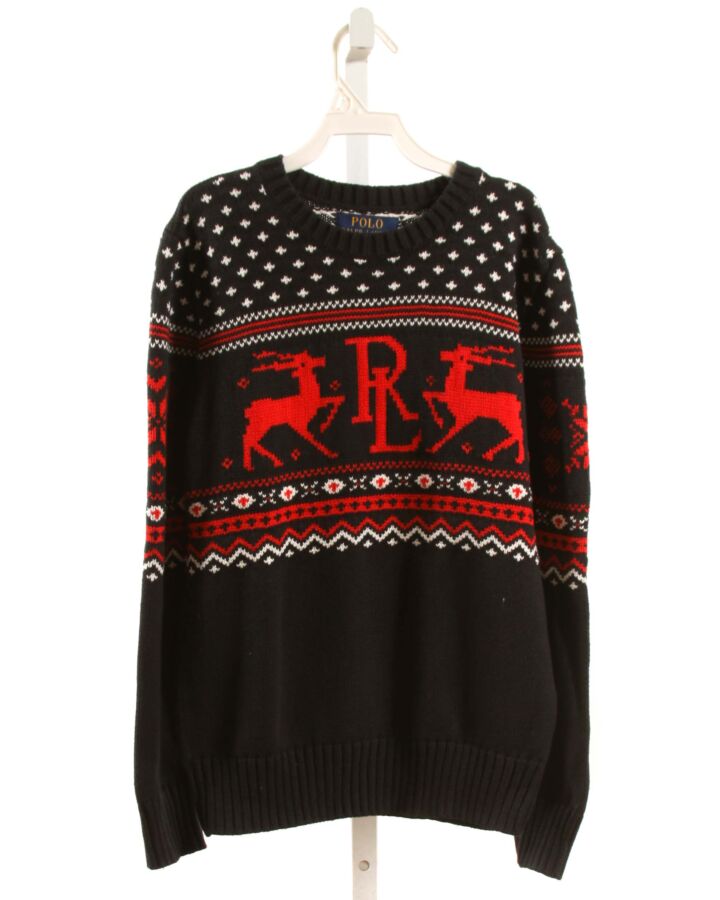 POLO BY RALPH LAUREN  BLACK    SWEATER