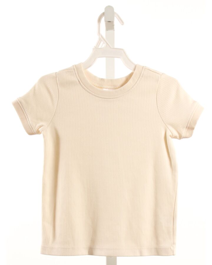 HANNA ANDERSSON  CREAM    KNIT SS SHIRT