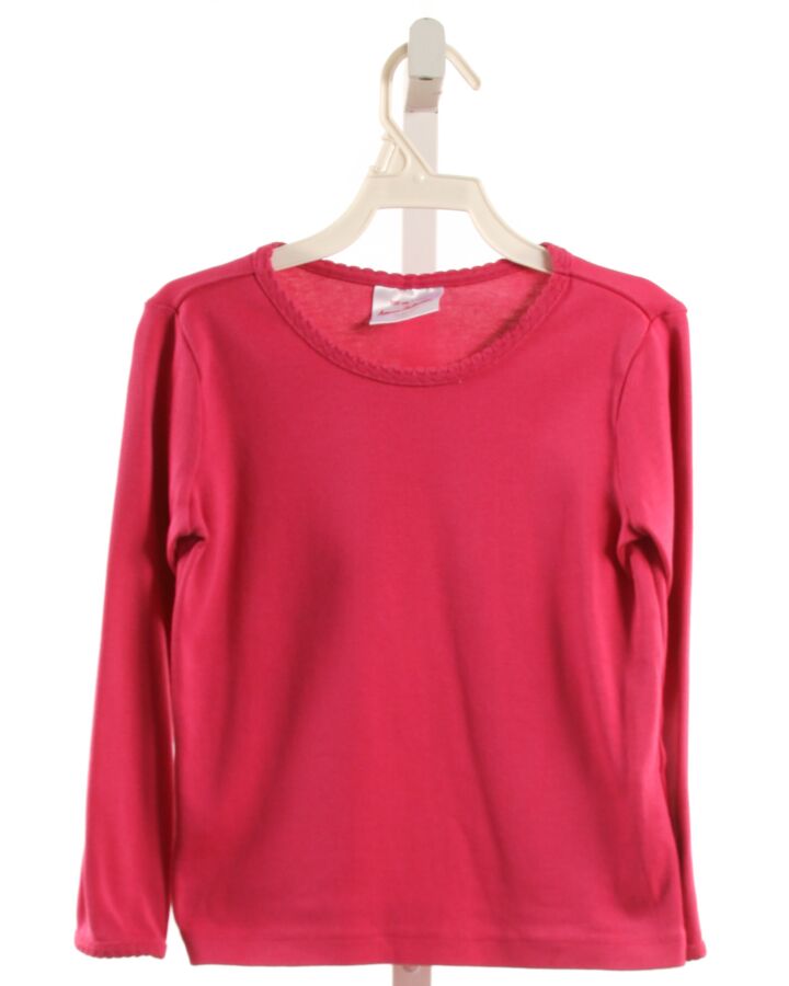 HANNA ANDERSSON  HOT PINK    KNIT LS SHIRT