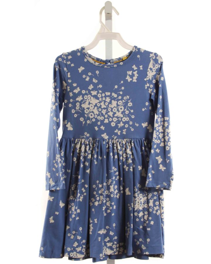 MINI BODEN  BLUE  FLORAL  KNIT DRESS