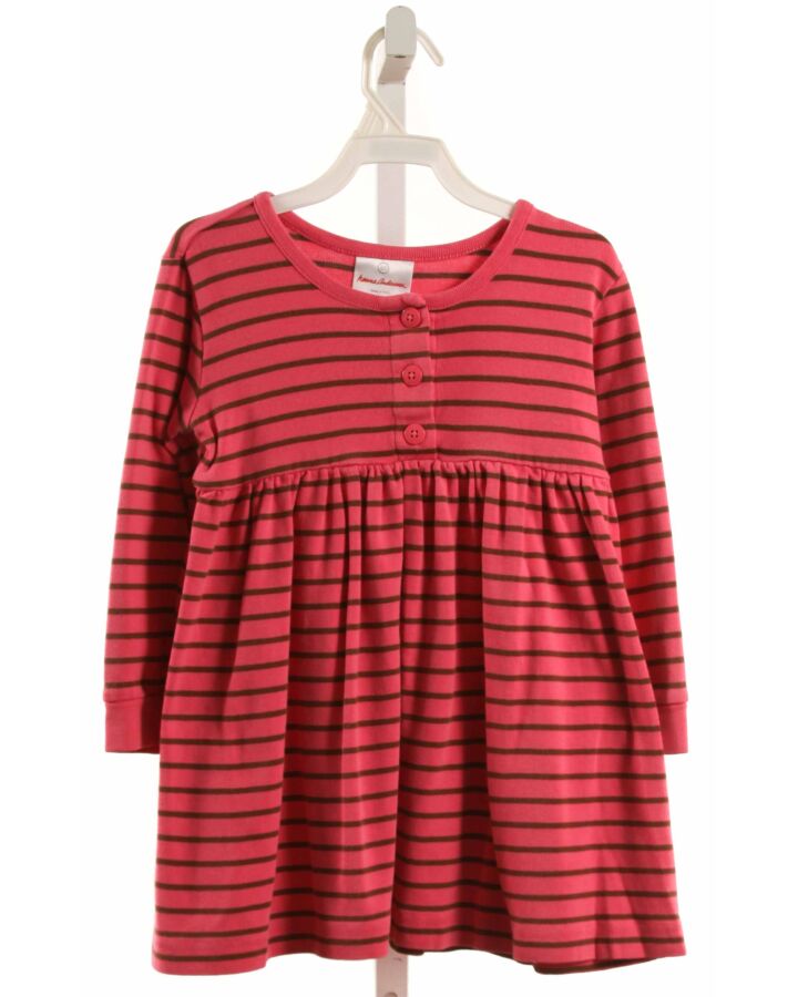 HANNA ANDERSSON  PINK  STRIPED  KNIT DRESS