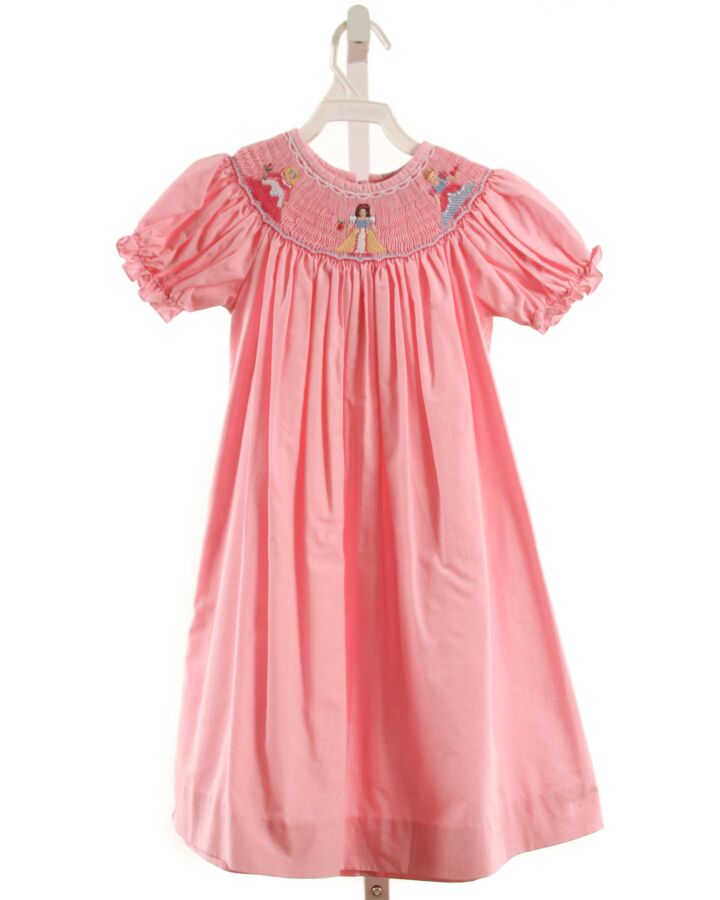 ORIENT EXPRESSED  PINK   SMOCKED DRESS