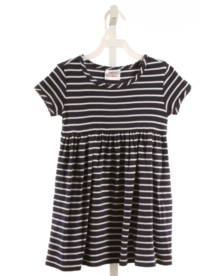 HANNA ANDERSSON  NAVY  STRIPED  KNIT DRESS