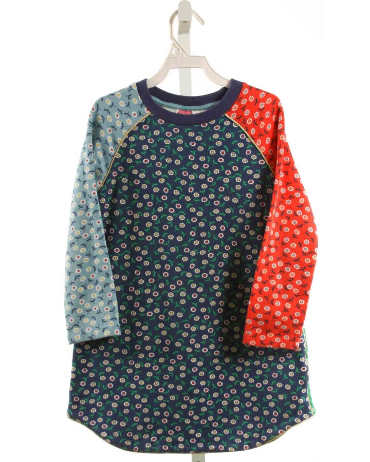 MINI BODEN  MULTI-COLOR  FLORAL  KNIT DRESS