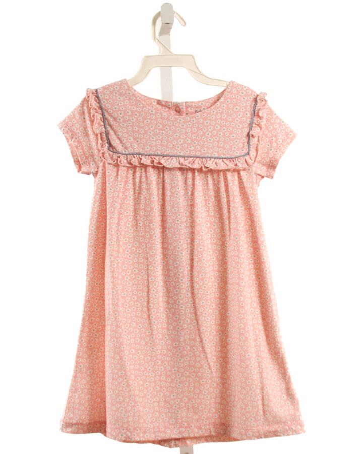 BABY BODEN  LT PINK  FLORAL  KNIT DRESS