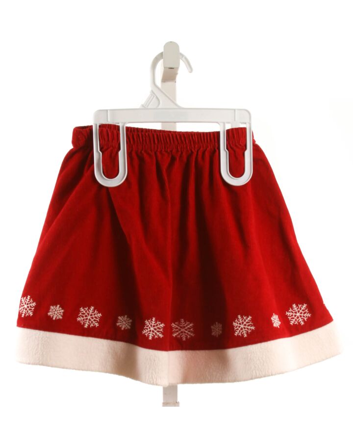 HANNA ANDERSSON  RED CORDUROY   SKIRT