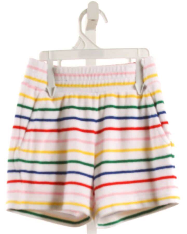 HANNA ANDERSSON  MULTI-COLOR TERRY CLOTH STRIPED  SHORTS