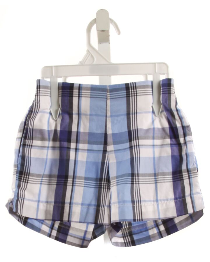 CPC  BLUE  PLAID  SHORTS