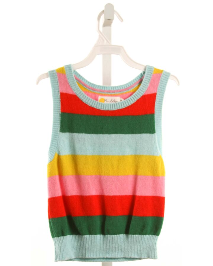 MINI BODEN  MULTI-COLOR  STRIPED  SWEATER VEST