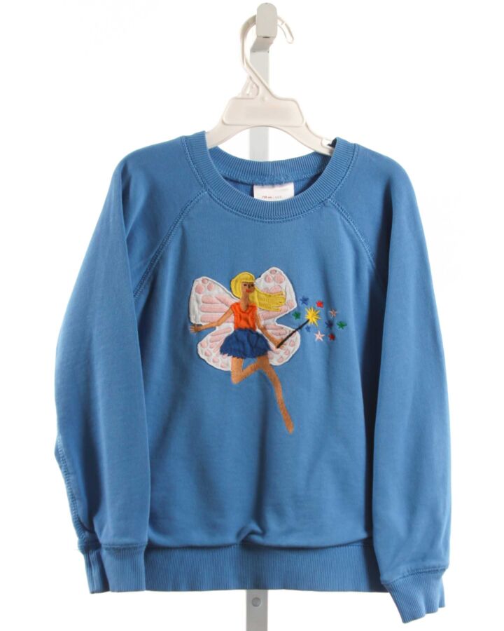 HANNA ANDERSSON  BLUE   APPLIQUED PULLOVER