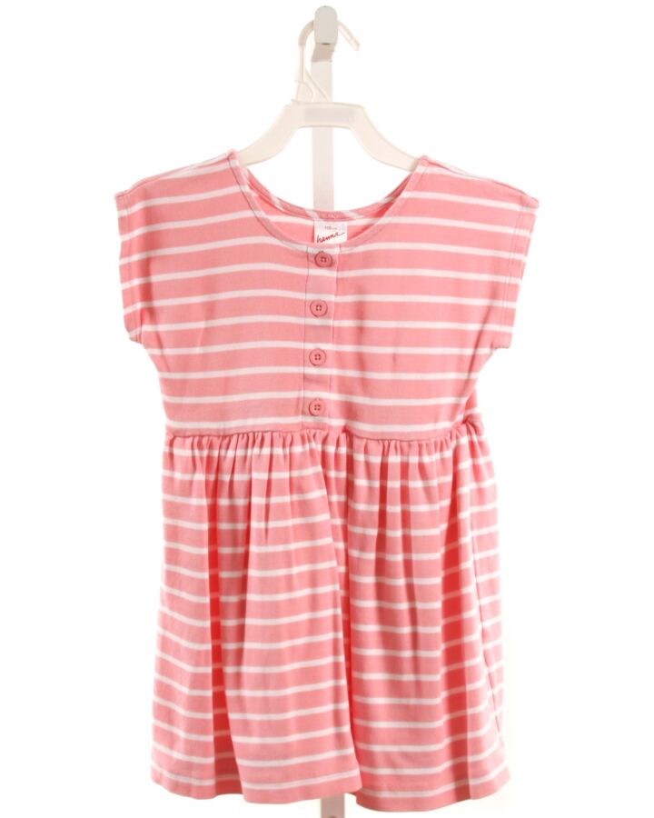 HANNA ANDERSSON  PINK  STRIPED  KNIT DRESS