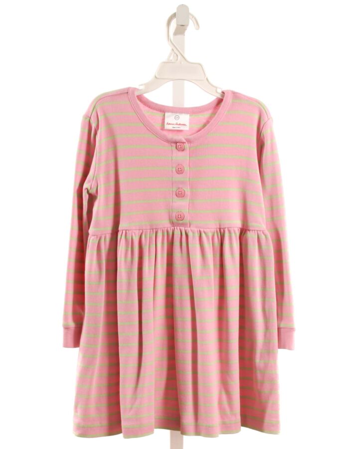 HANNA ANDERSSON  PINK  STRIPED  KNIT DRESS