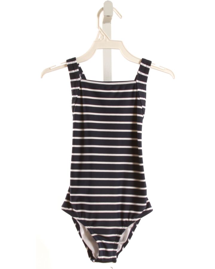 HANNA ANDERSSON  NAVY  STRIPED  1-PIECE SWIMSUIT