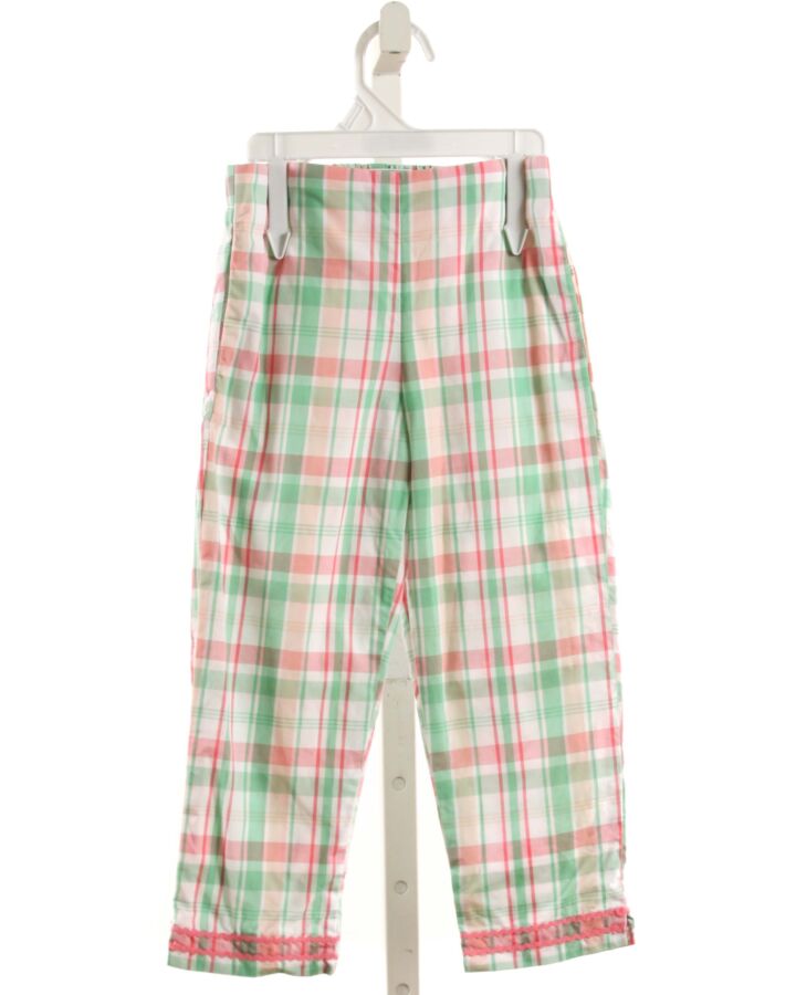 CPC  MINT  PLAID  PANTS WITH RIC RAC