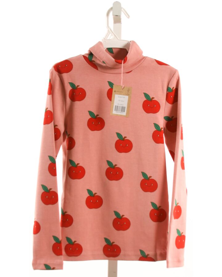 MINI BODEN  PINK KNIT  PRINTED DESIGN SHIRT-LS