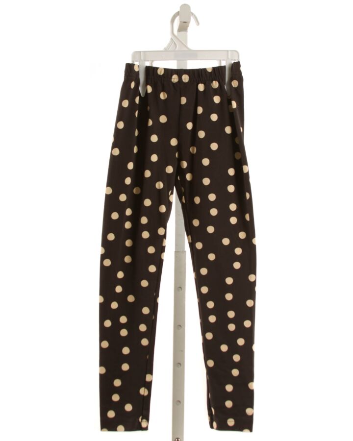 HANNA ANDERSSON  BLACK KNIT POLKA DOT  LEGGINGS