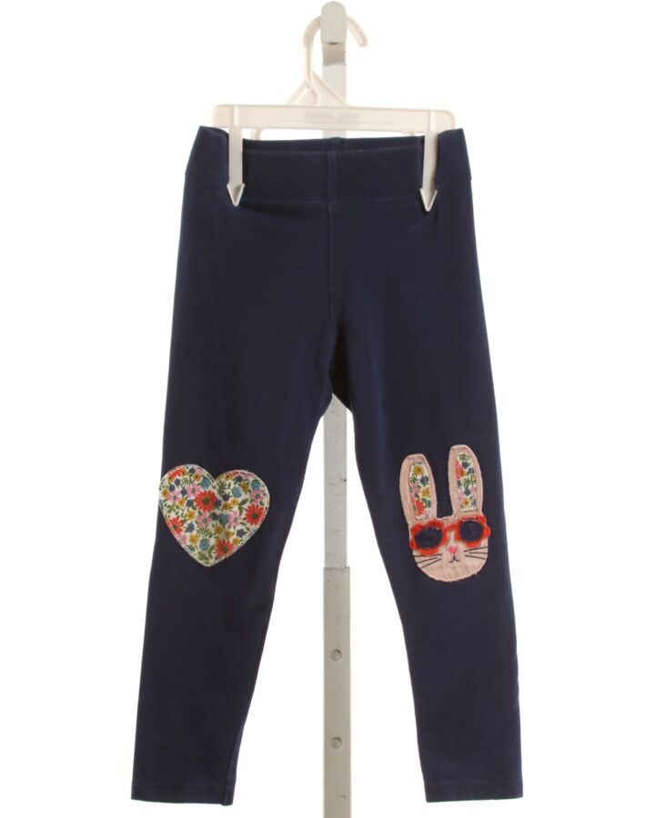 MINI BODEN  BLUE KNIT   LEGGINGS