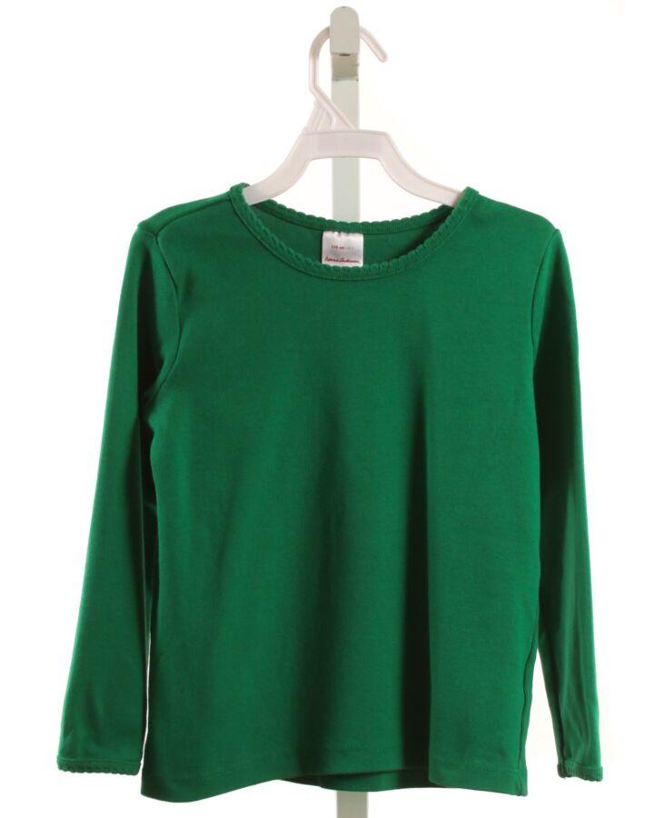 HANNA ANDERSSON  GREEN    KNIT LS SHIRT