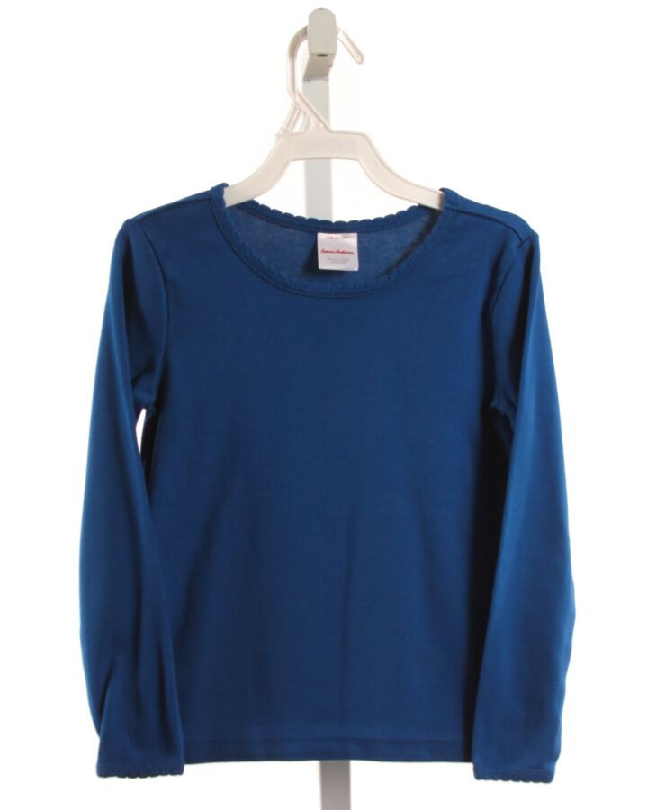 HANNA ANDERSSON  BLUE    KNIT LS SHIRT