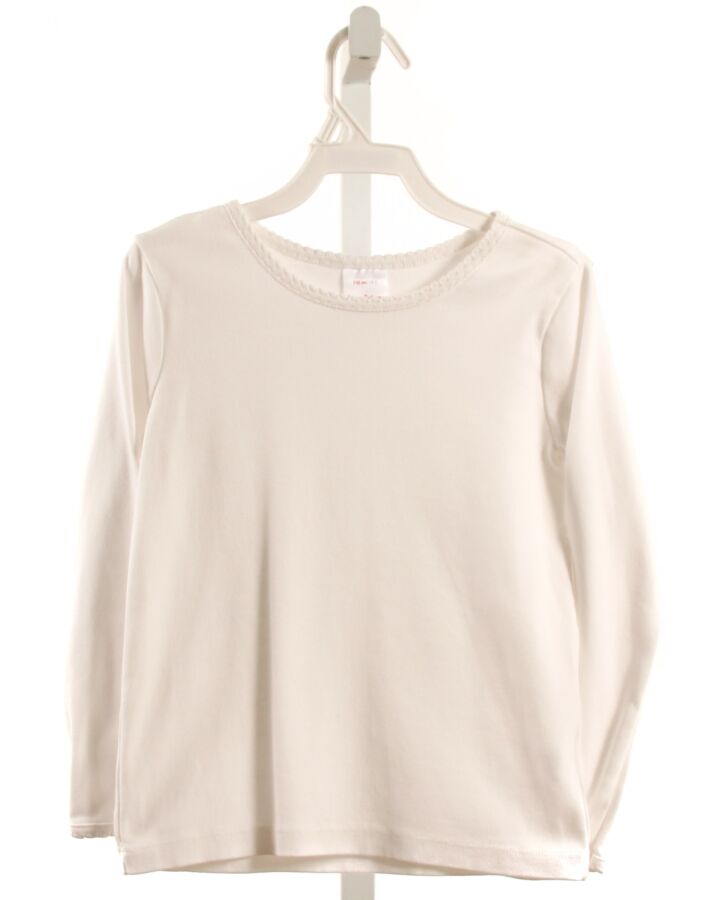 HANNA ANDERSSON  WHITE    KNIT LS SHIRT