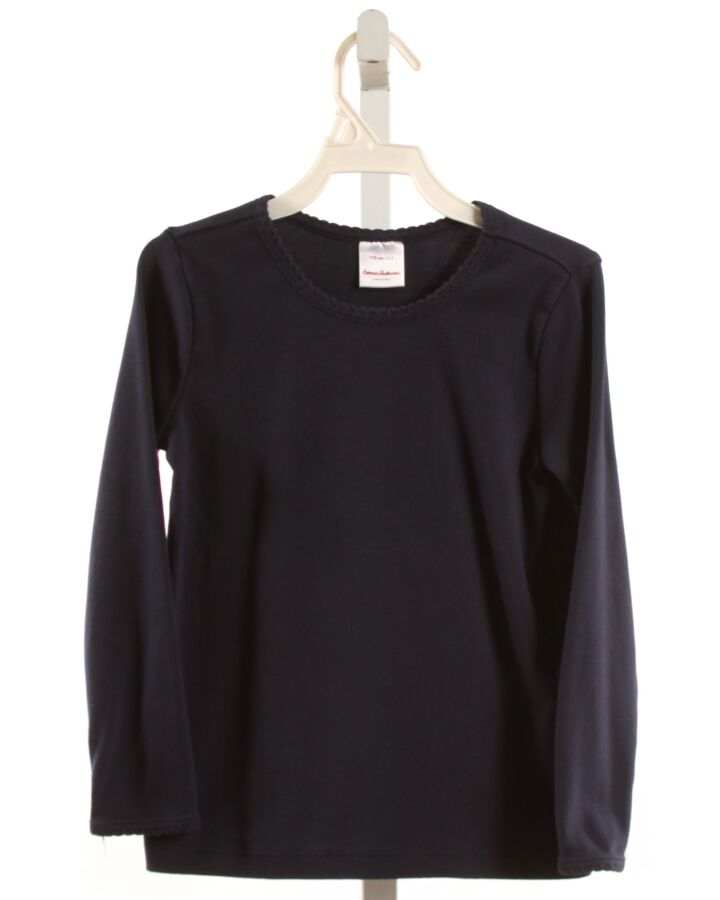 HANNA ANDERSSON  NAVY    KNIT LS SHIRT