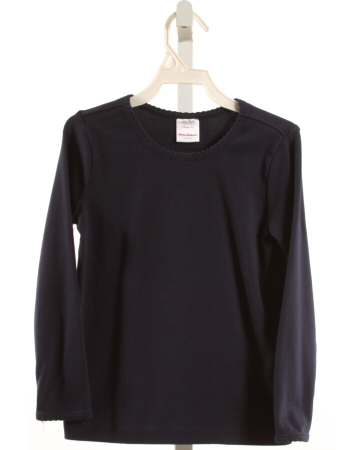 HANNA ANDERSSON  NAVY    KNIT LS SHIRT