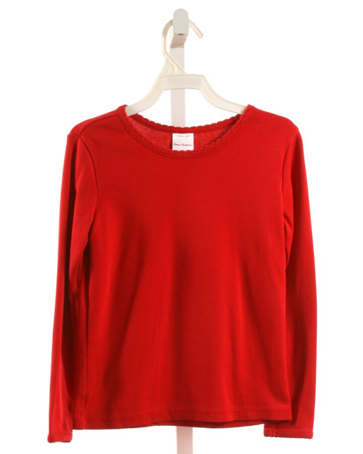 HANNA ANDERSSON  RED    KNIT LS SHIRT