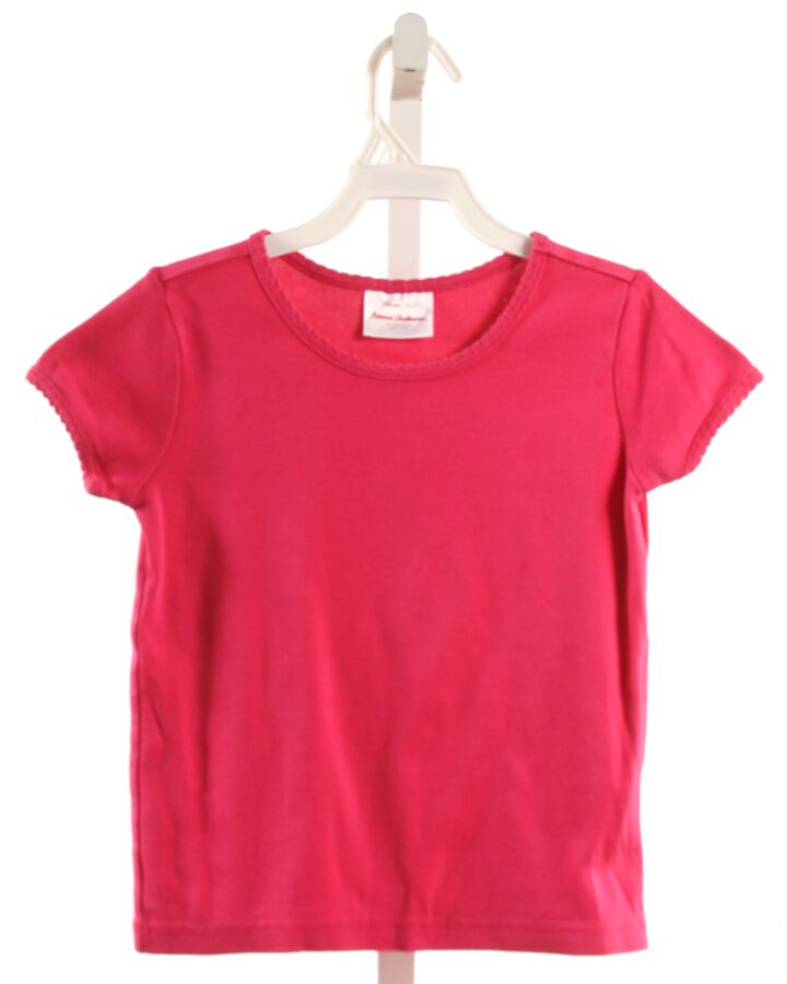 HANNA ANDERSSON  HOT PINK    KNIT SS SHIRT