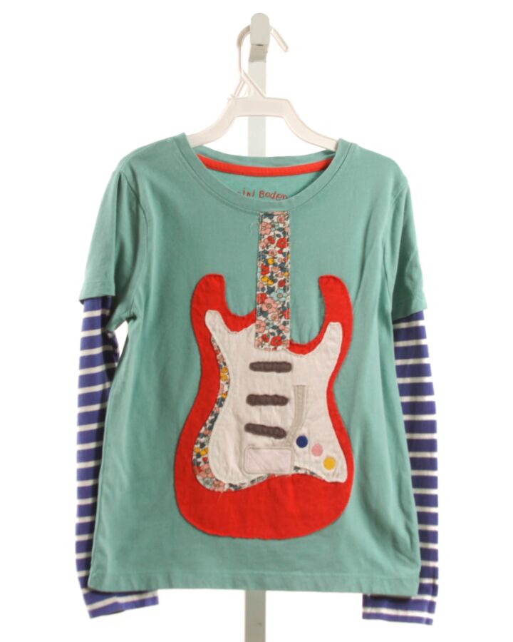 MINI BODEN  MULTI-COLOR   APPLIQUED KNIT LS SHIRT