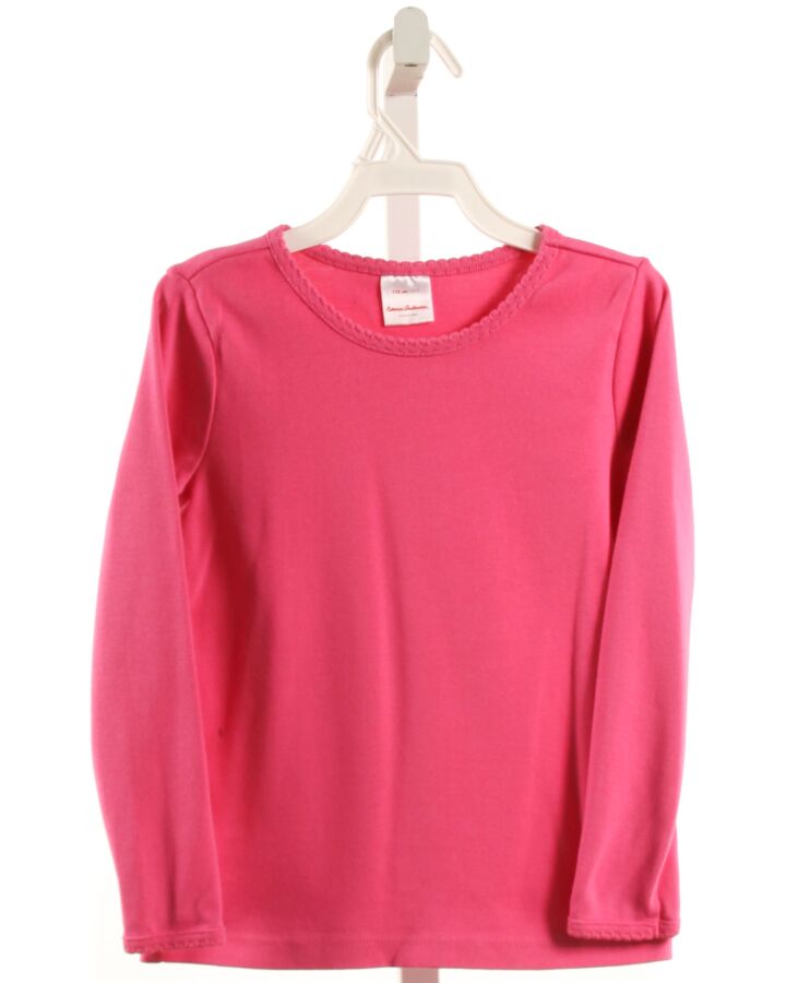 HANNA ANDERSSON  HOT PINK    KNIT LS SHIRT