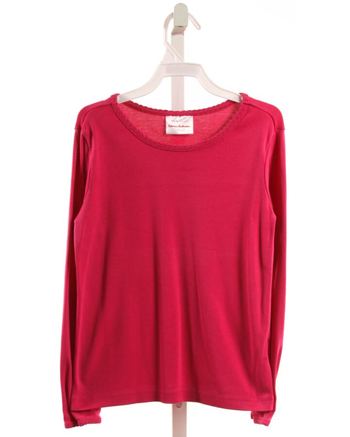 HANNA ANDERSSON  HOT PINK    KNIT LS SHIRT