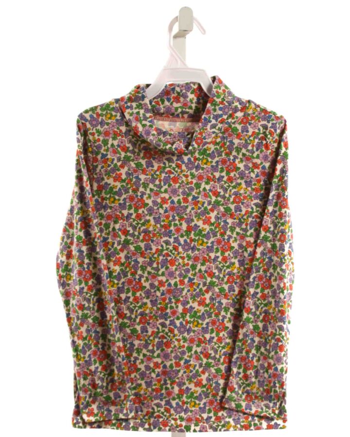 MINI BODEN  MULTI-COLOR  FLORAL  KNIT LS SHIRT