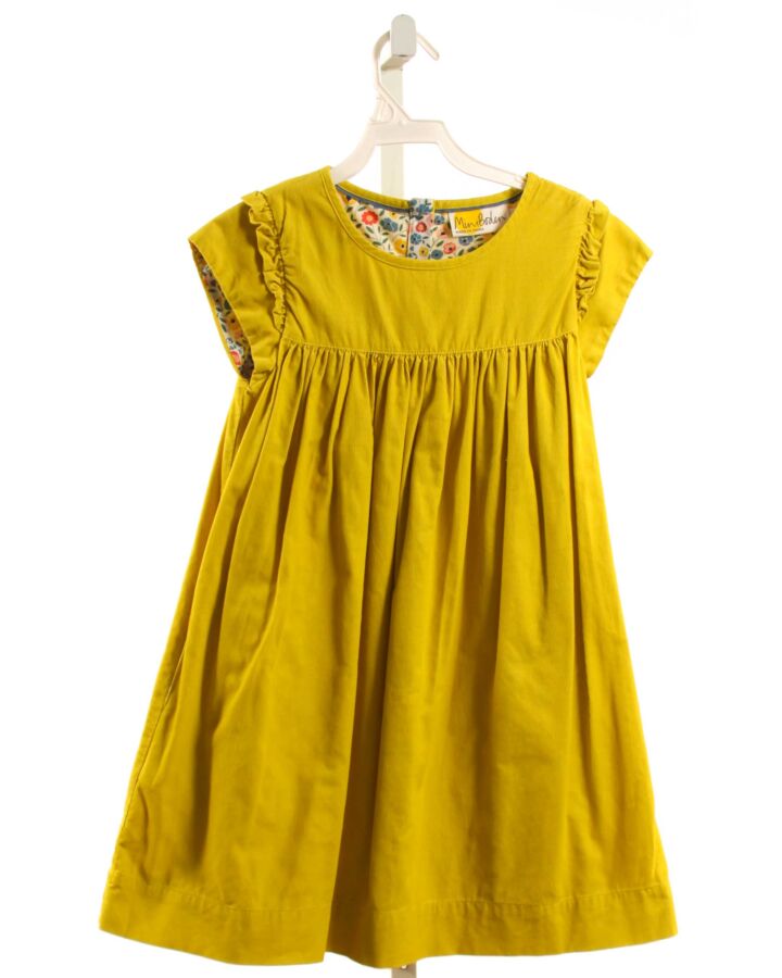 MINI BODEN  YELLOW CORDUROY   DRESS