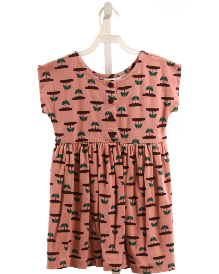 HANNA ANDERSSON  PURPLE  FLORAL  KNIT DRESS