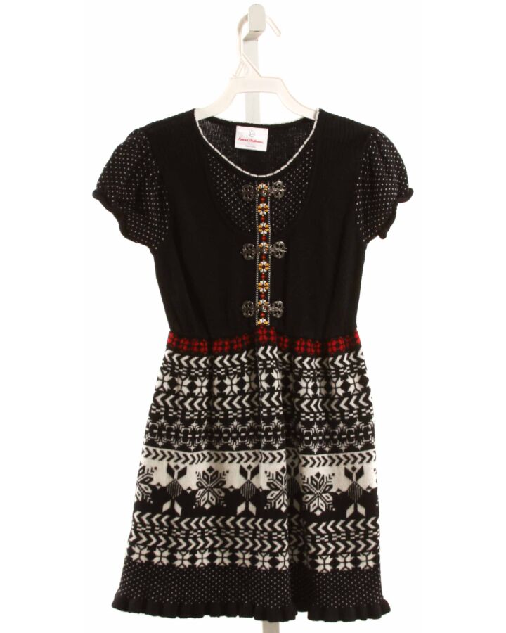 HANNA ANDERSSON  BLACK    KNIT DRESS