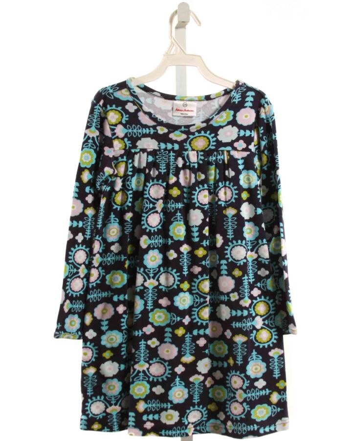 HANNA ANDERSSON  BLUE  FLORAL  KNIT DRESS