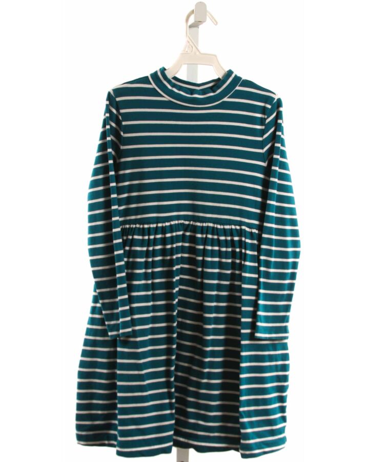 HANNA ANDERSSON  BLUE  STRIPED  KNIT DRESS