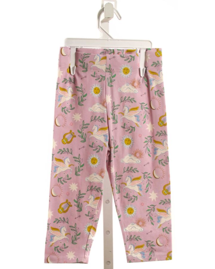 MINI BODEN  LAVENDER  PRINT  LEGGINGS