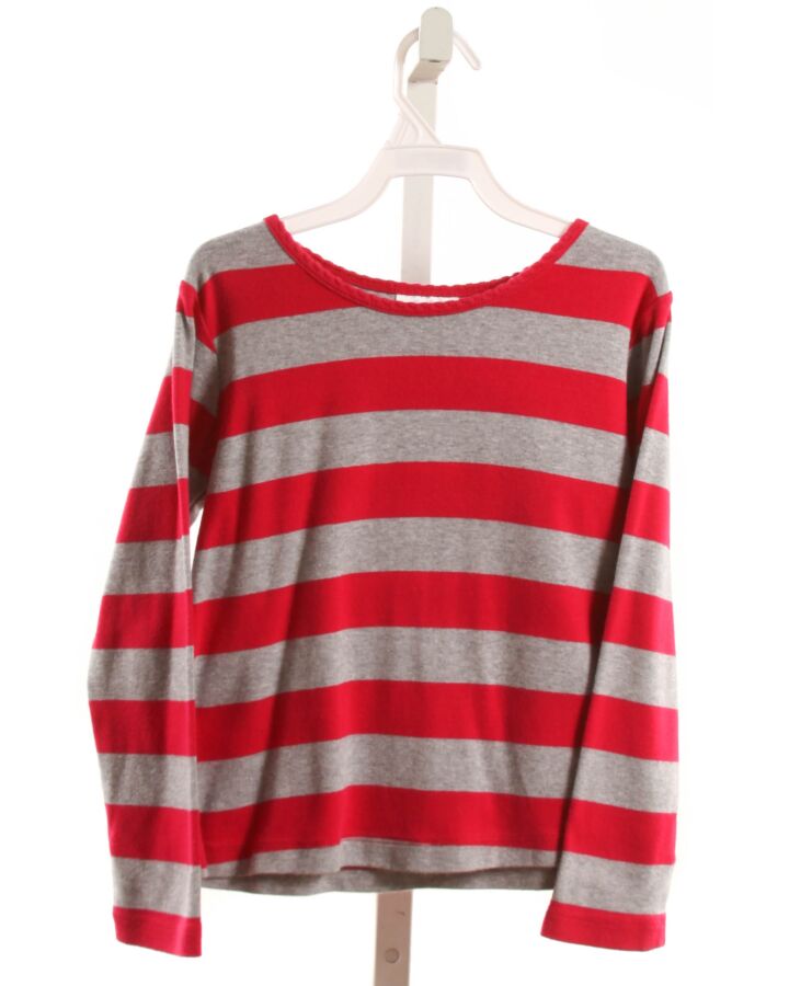 HANNA ANDERSSON  HOT PINK  STRIPED  KNIT LS SHIRT