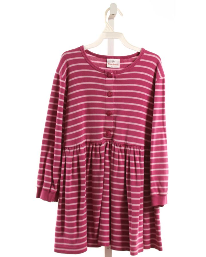 HANNA ANDERSSON  PURPLE  STRIPED  KNIT DRESS
