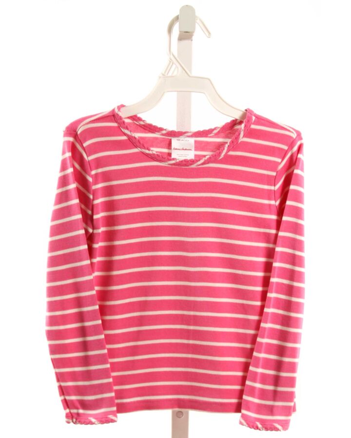 HANNA ANDERSSON  PINK  STRIPED  KNIT LS SHIRT