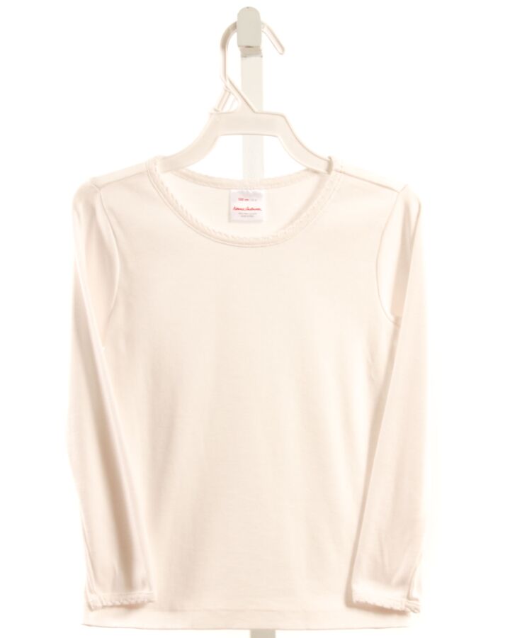HANNA ANDERSSON  WHITE    KNIT LS SHIRT