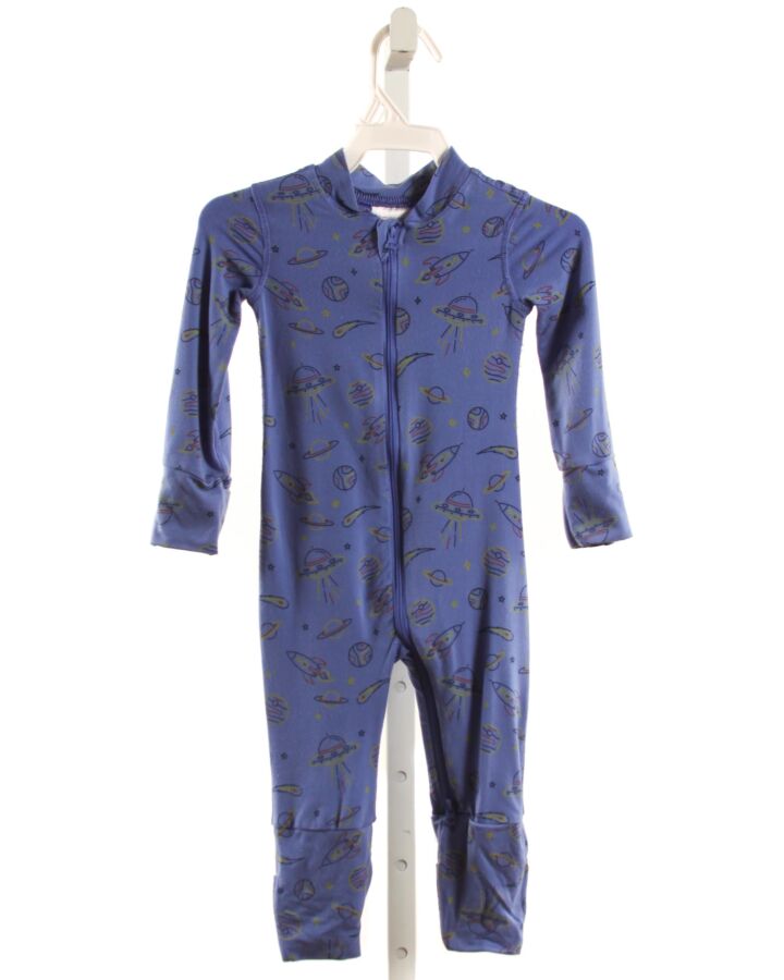 HANNA ANDERSSON  BLUE KNIT  PRINTED DESIGN LAYETTE